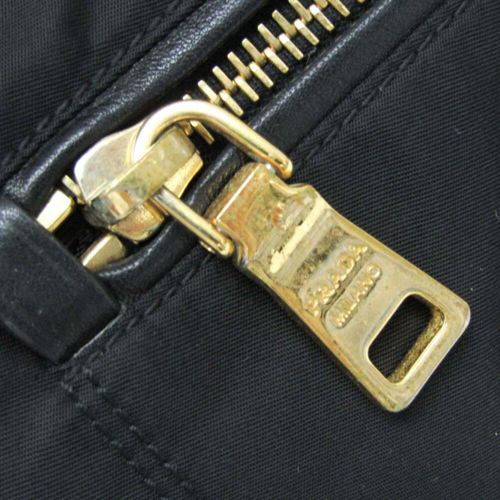 PRADA Black Leather Shoulder Bag - Picture 14 of 16